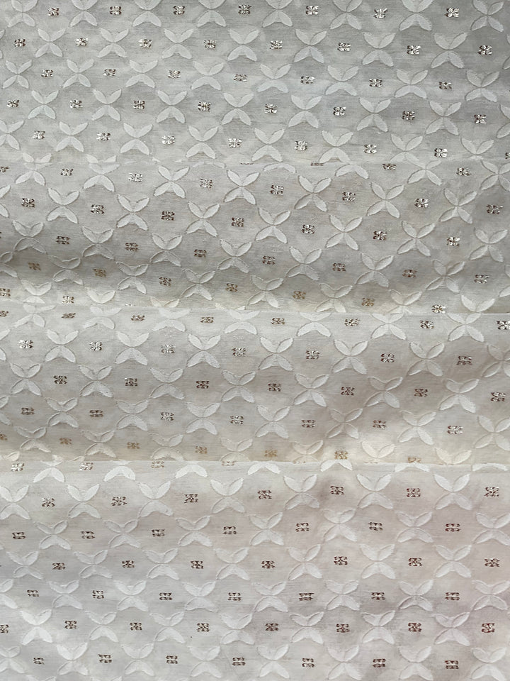 Woven Cotton Silk Fabric