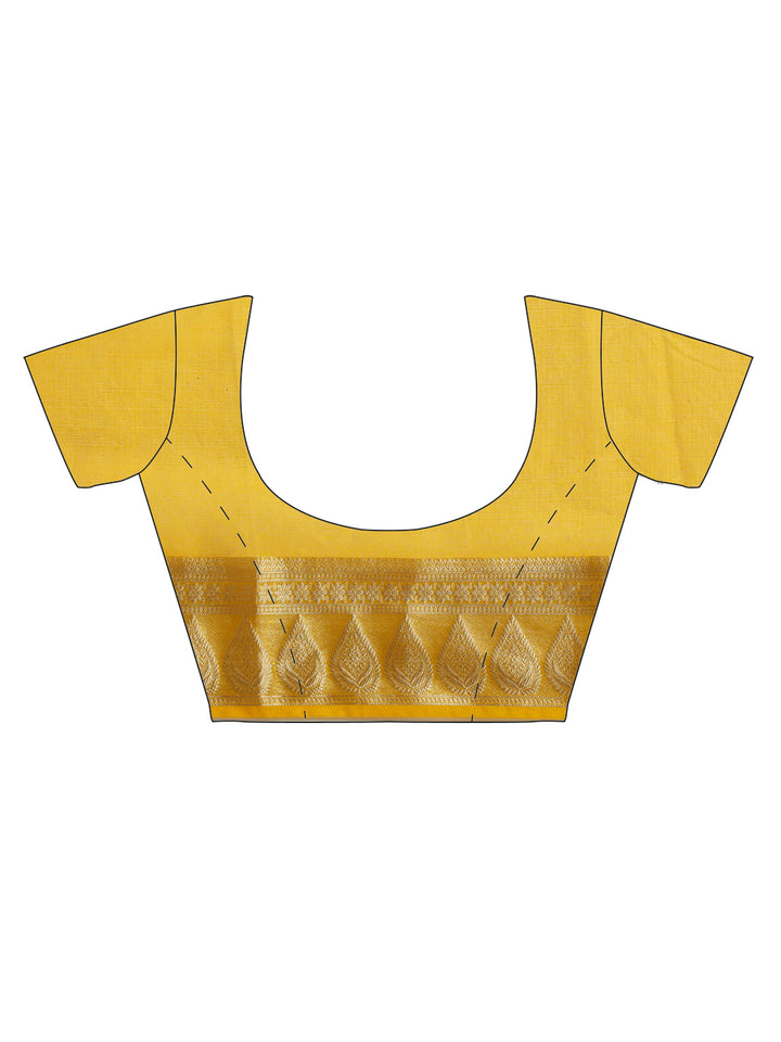 Aarohi  - Organza Yellow Zari Embroidered Saree