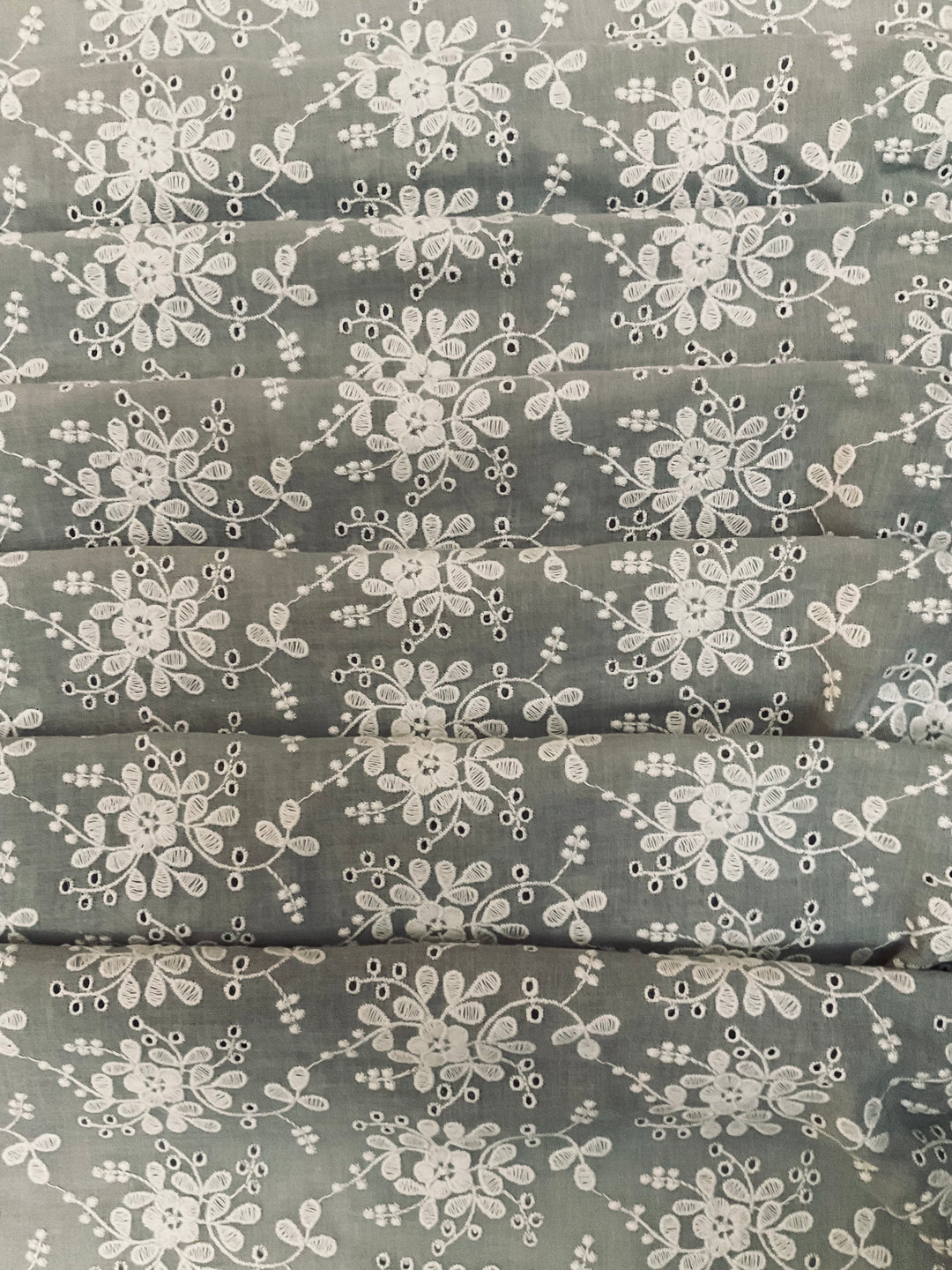 Cotton Embroidered Fabric