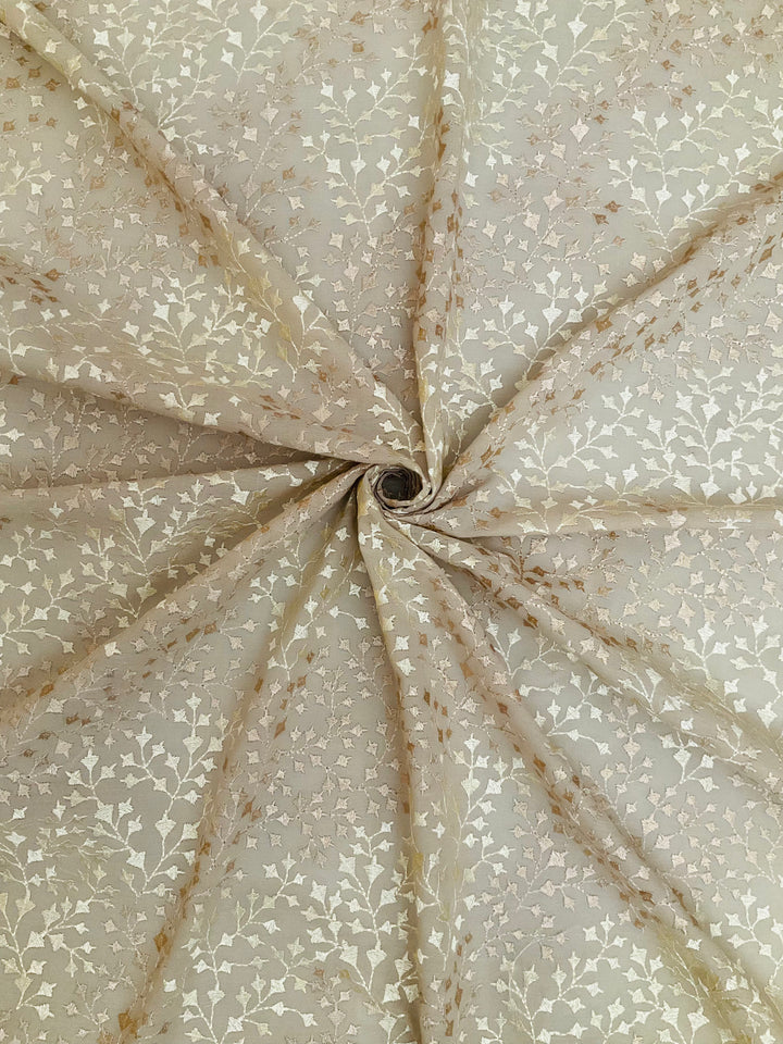 Cotton Embroidered Fabric