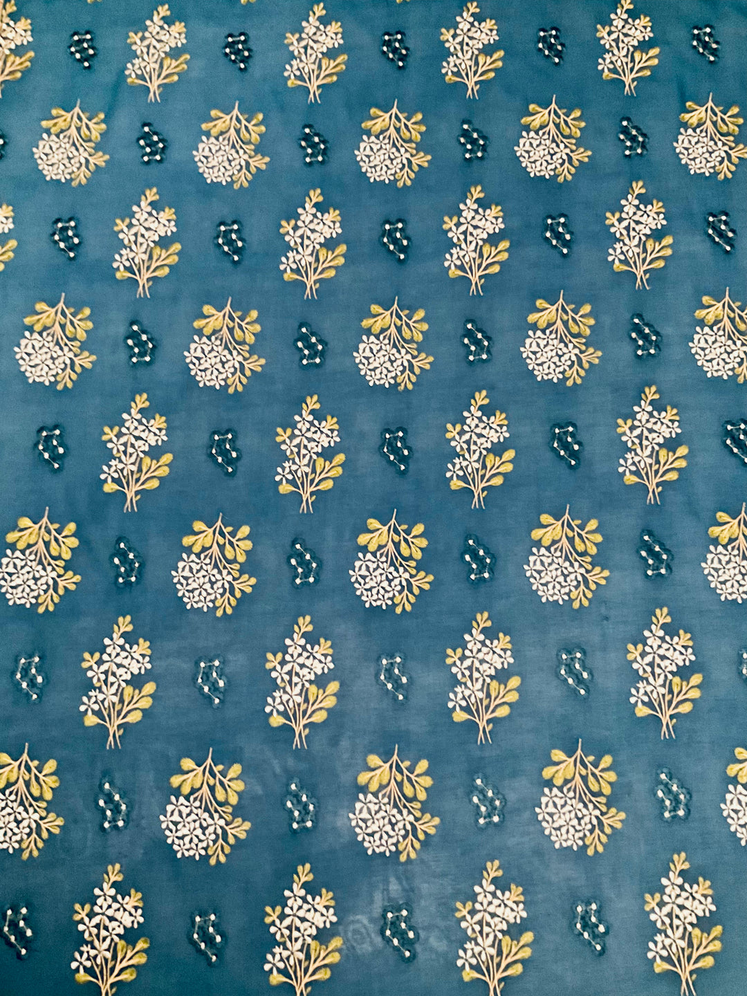 Cotton Embroidered Fabric