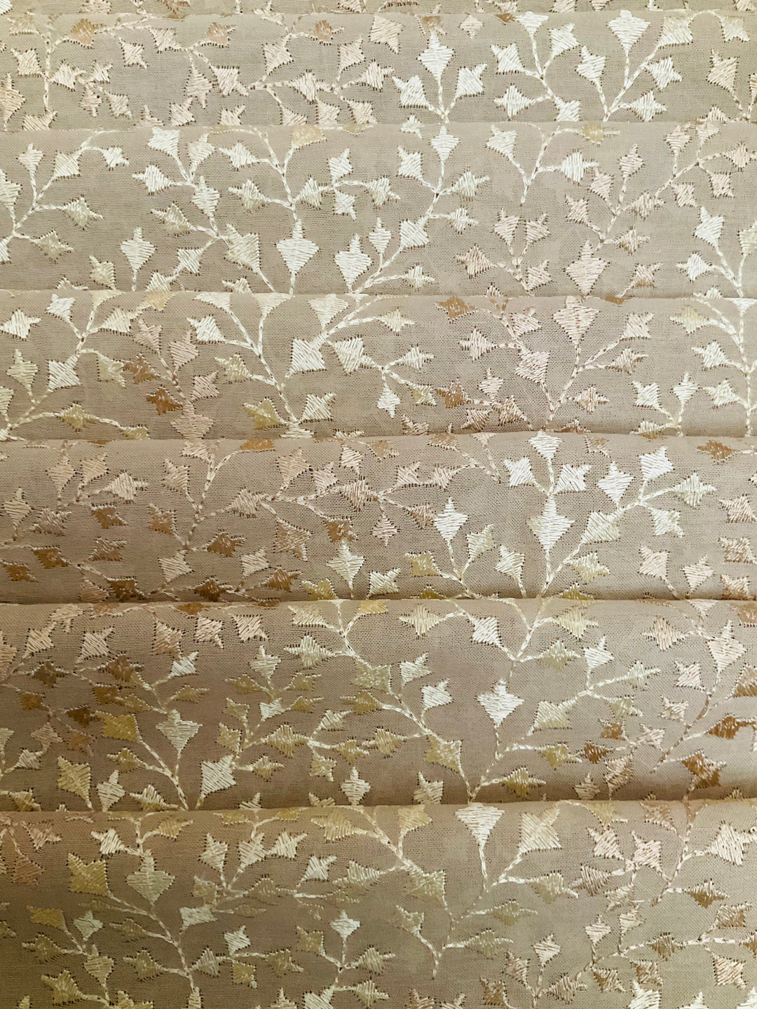 Cotton Embroidered Fabric