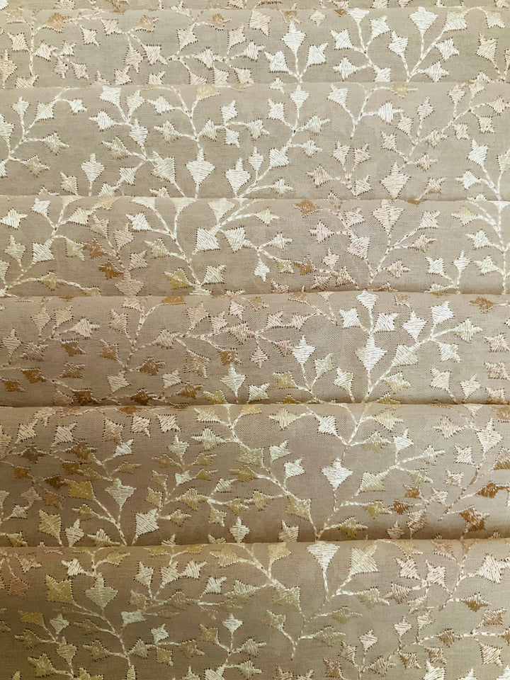 Cotton Embroidered Fabric