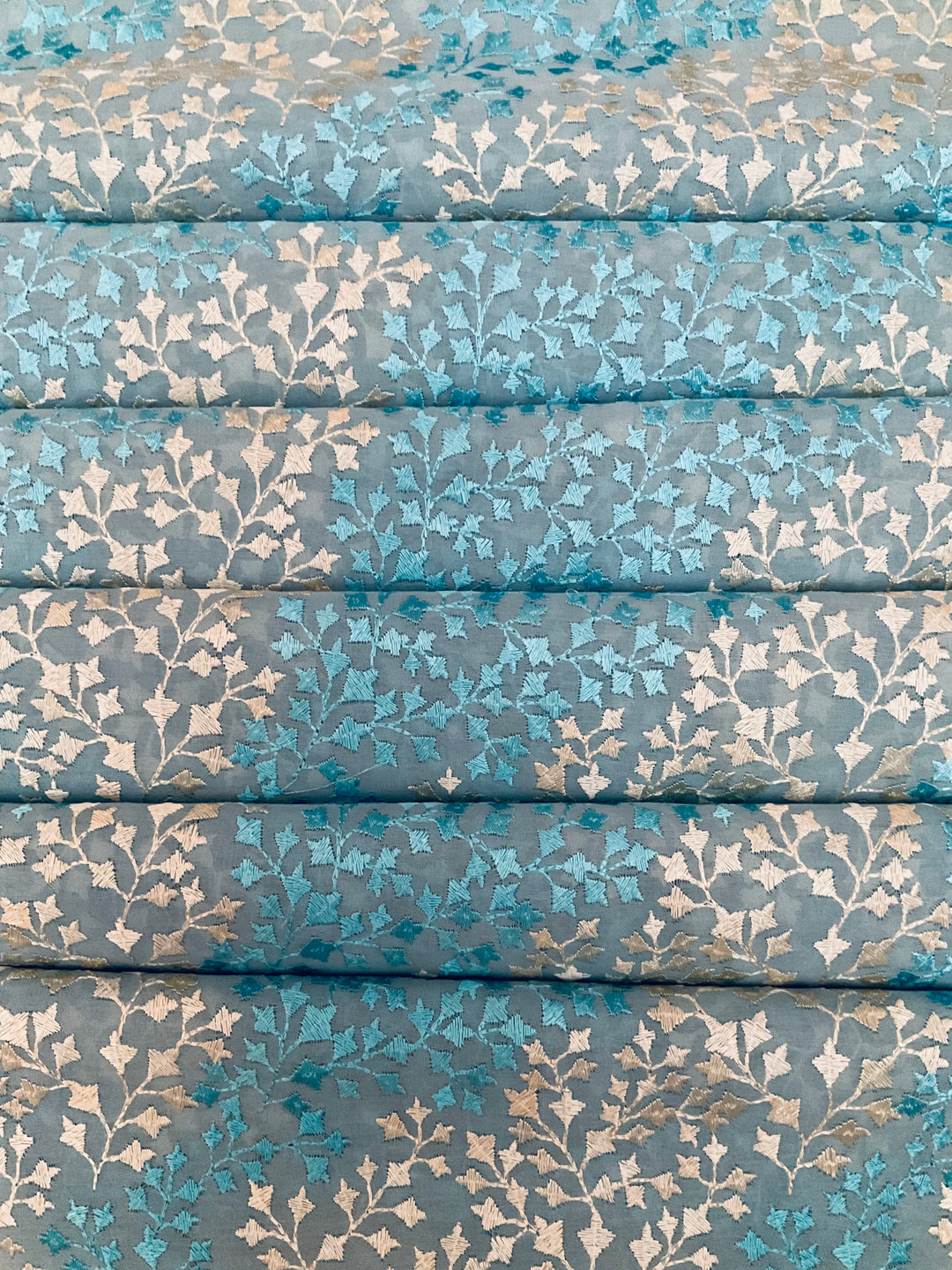 Cotton Embroidered Fabric