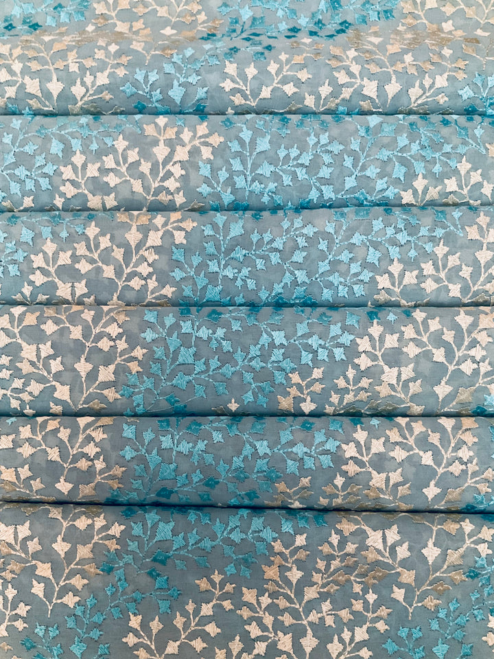 Cotton Embroidered Fabric