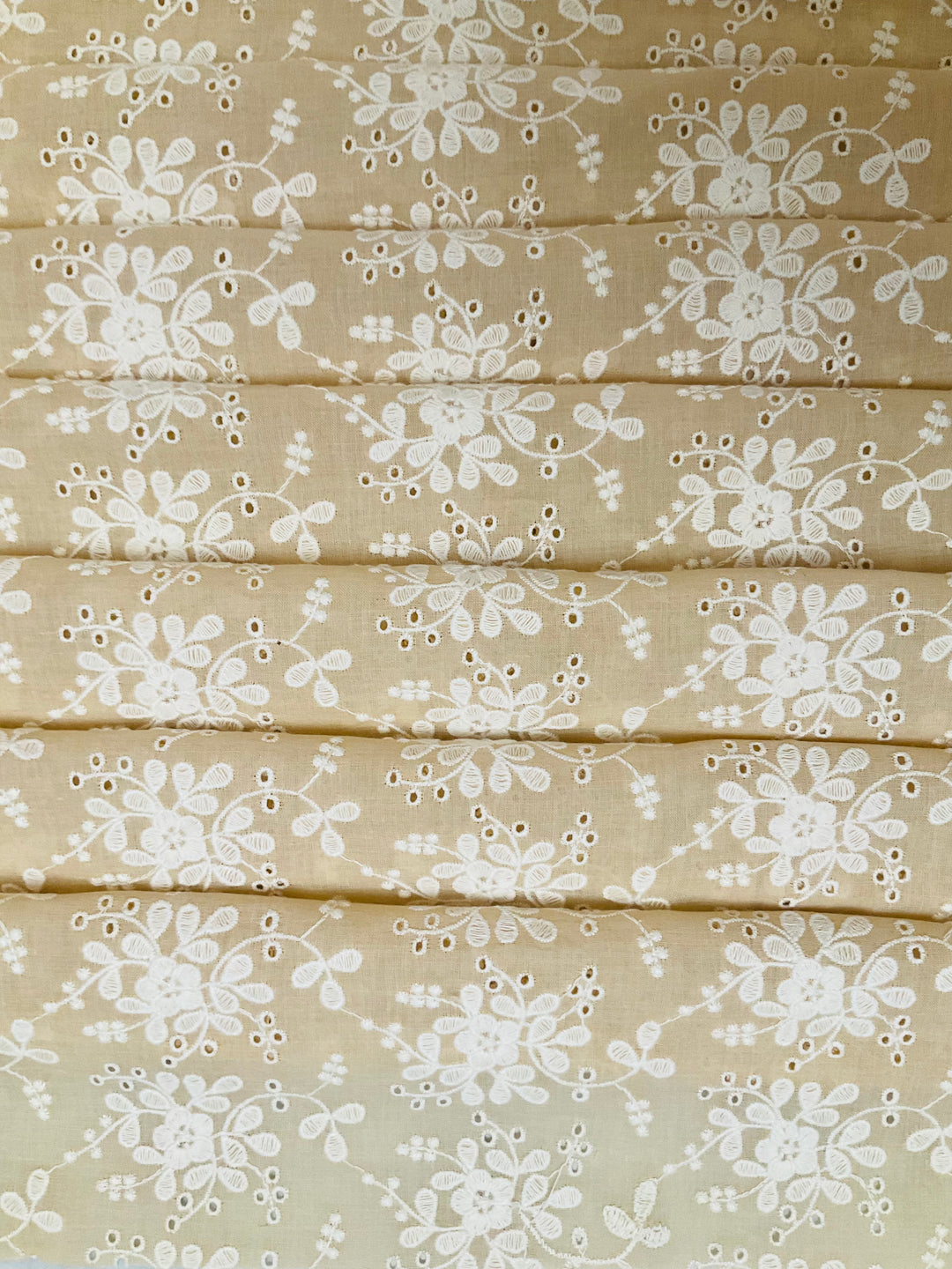 Cotton Embroidered Fabric