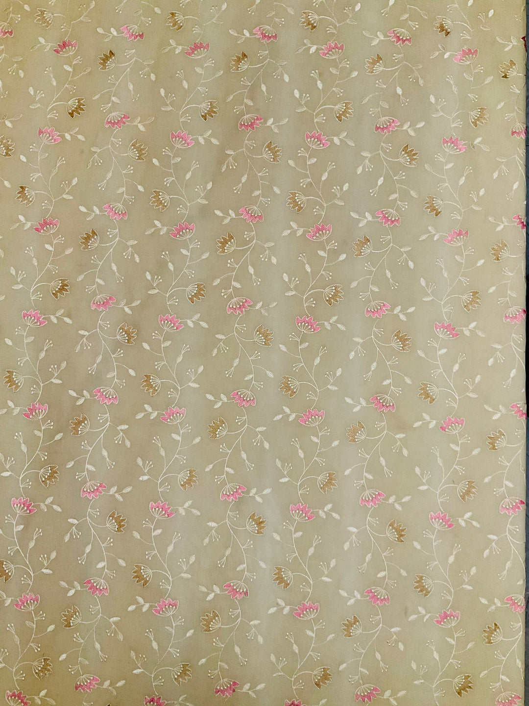 Cotton Embroidered Fabric