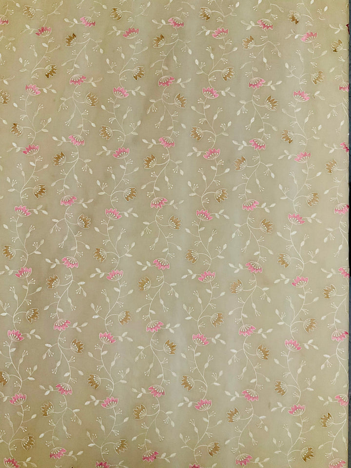 Cotton Embroidered Fabric