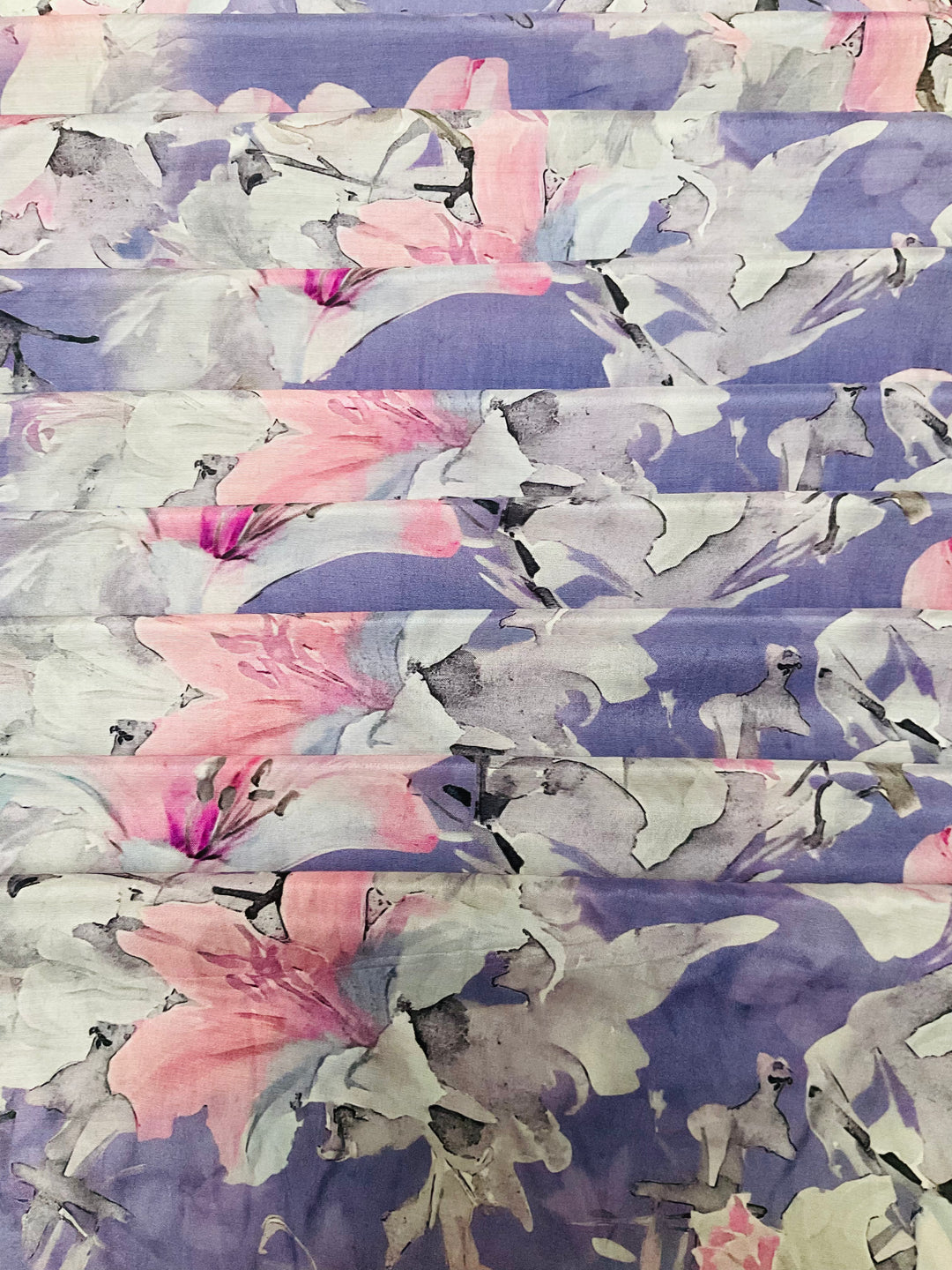 Pure Muslin Printed Fabric-45809
