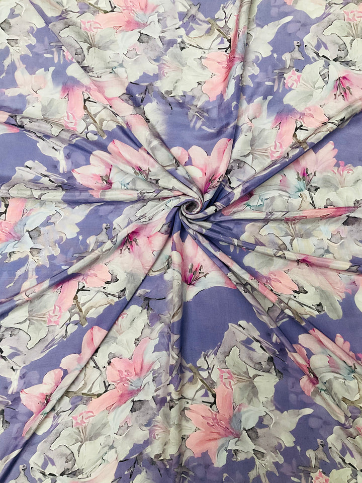 Pure Muslin Printed Fabric-45809