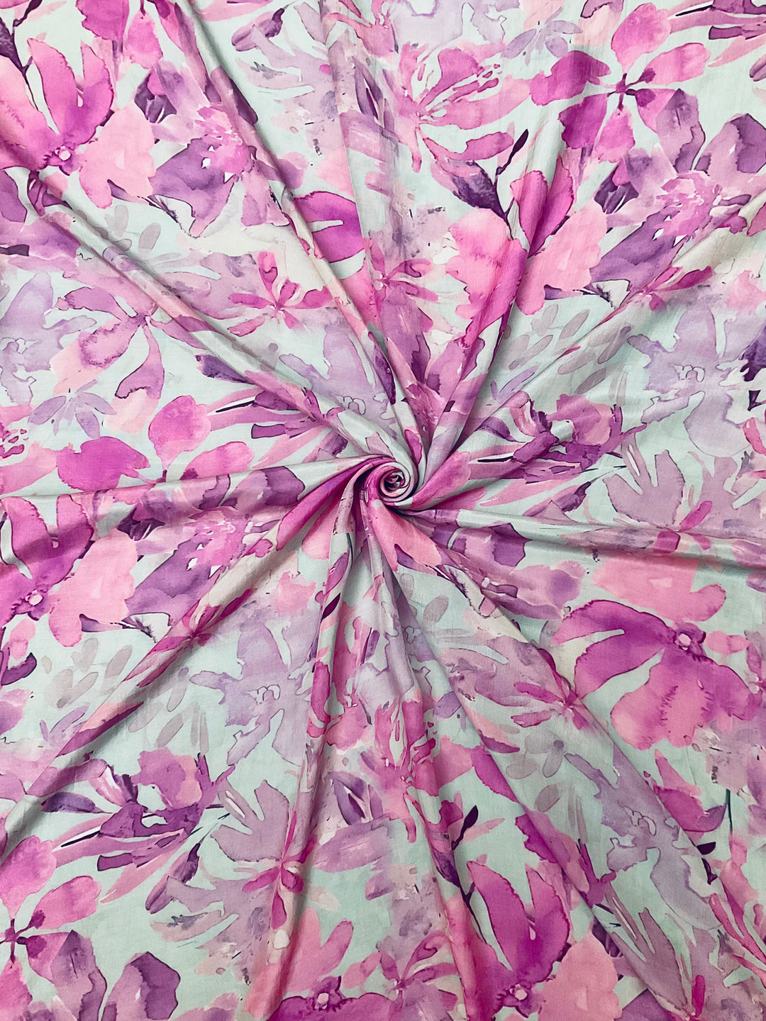 Pure Muslin Printed Fabric-45812
