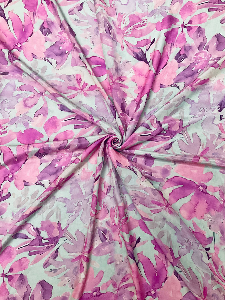 Pure Muslin Printed Fabric-45812