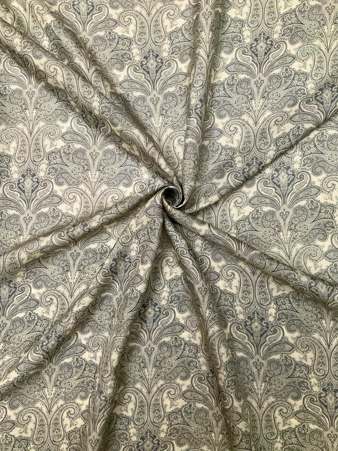 Handloom Silk Floral Printed Fabric-45902