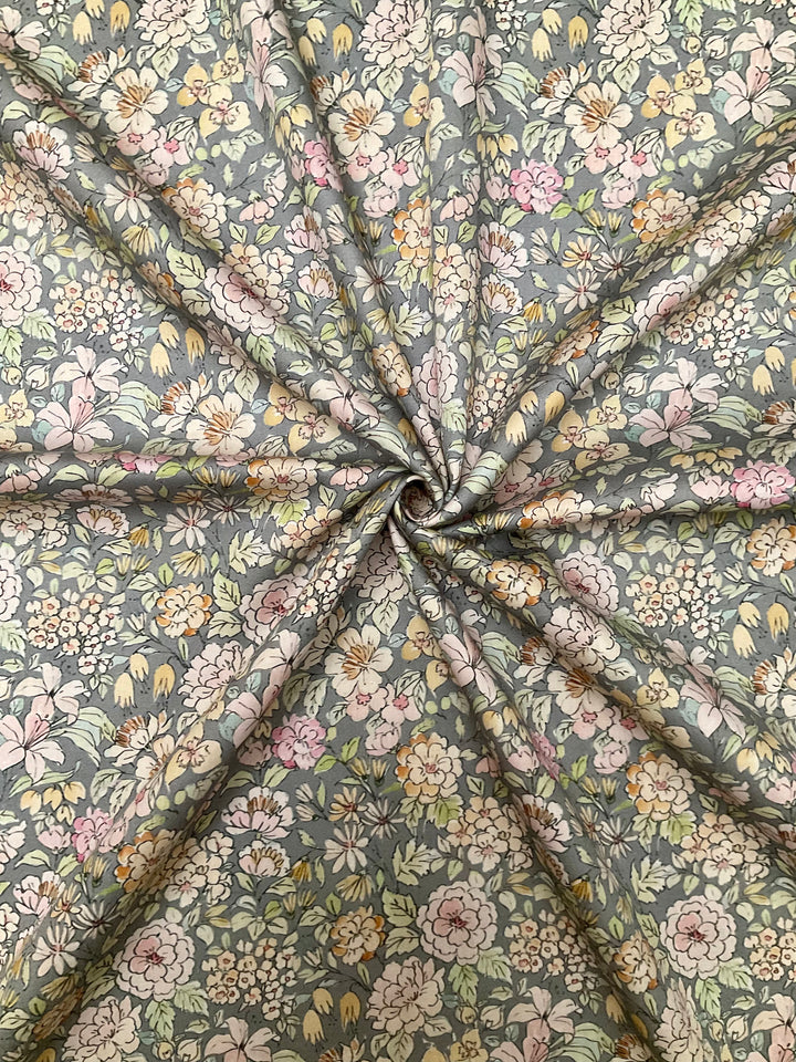 Pure Cotton Floral Printed Fabric-45926