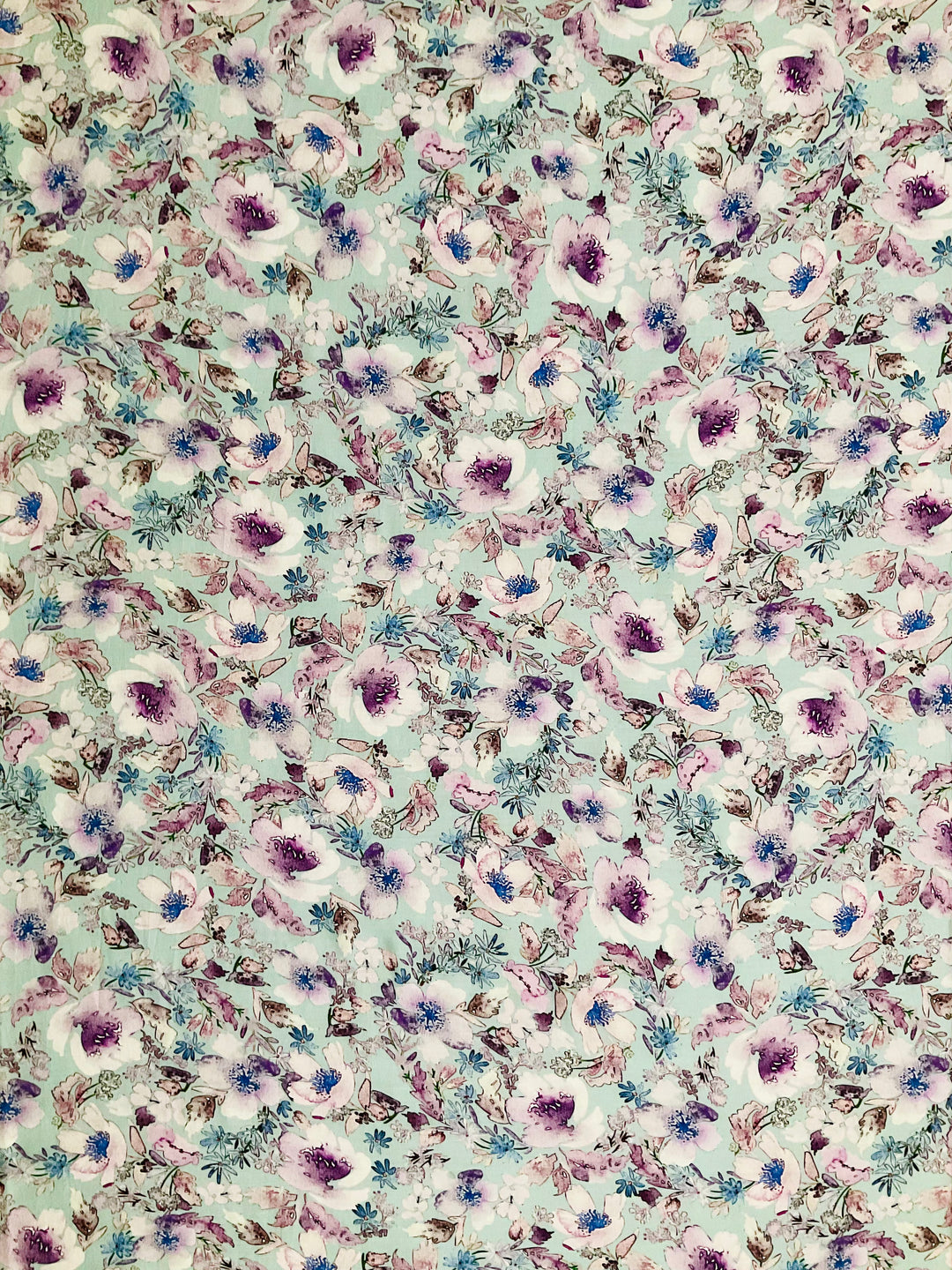 Pure Muslin Printed Fabric-23554