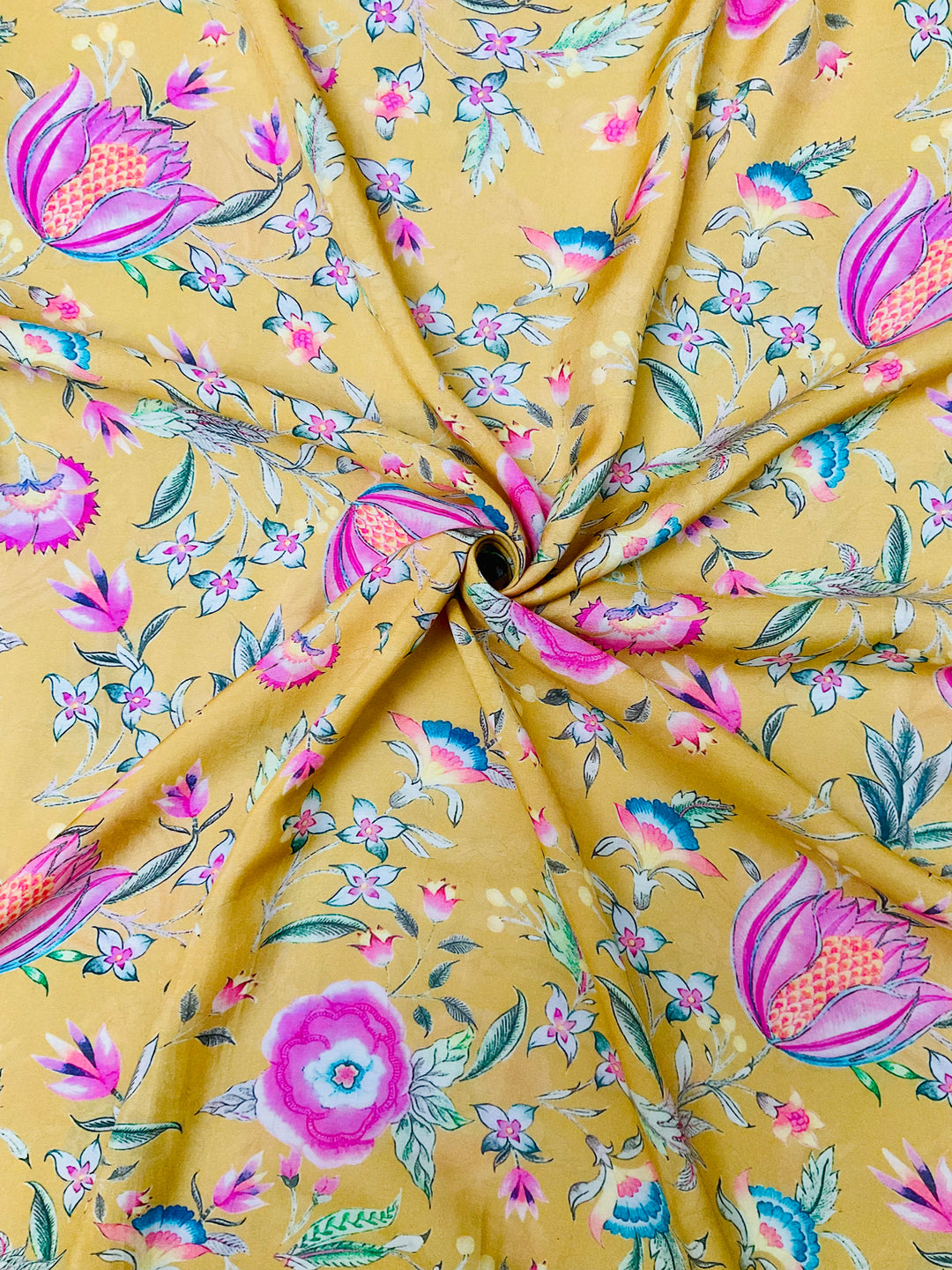 Pure Muslin Printed Fabric-26411