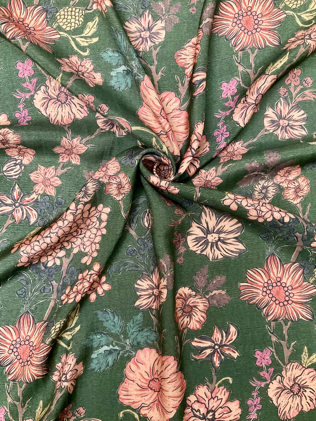 Pure Muslin Printed Fabric-39081