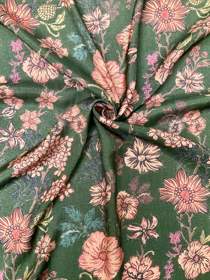 Pure Muslin Printed Fabric-39081
