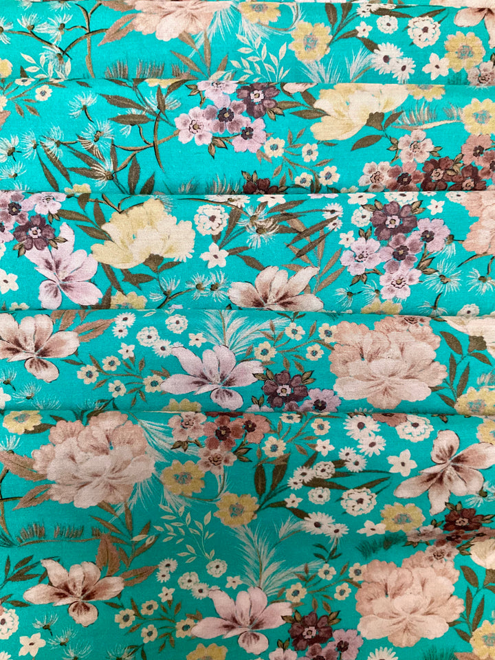 Pure Muslin Printed Fabric-39079