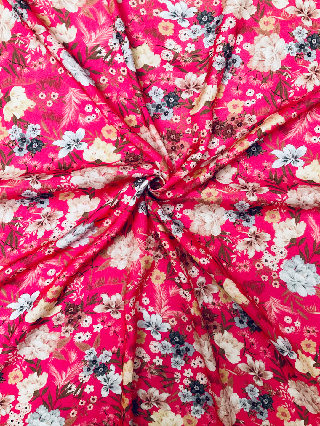 Pure Muslin Printed Fabric-39080