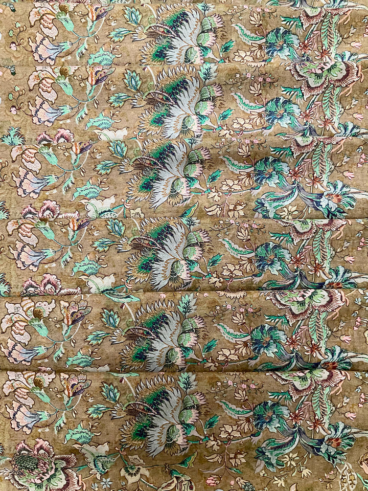Pure Muslin Printed Fabric-20220