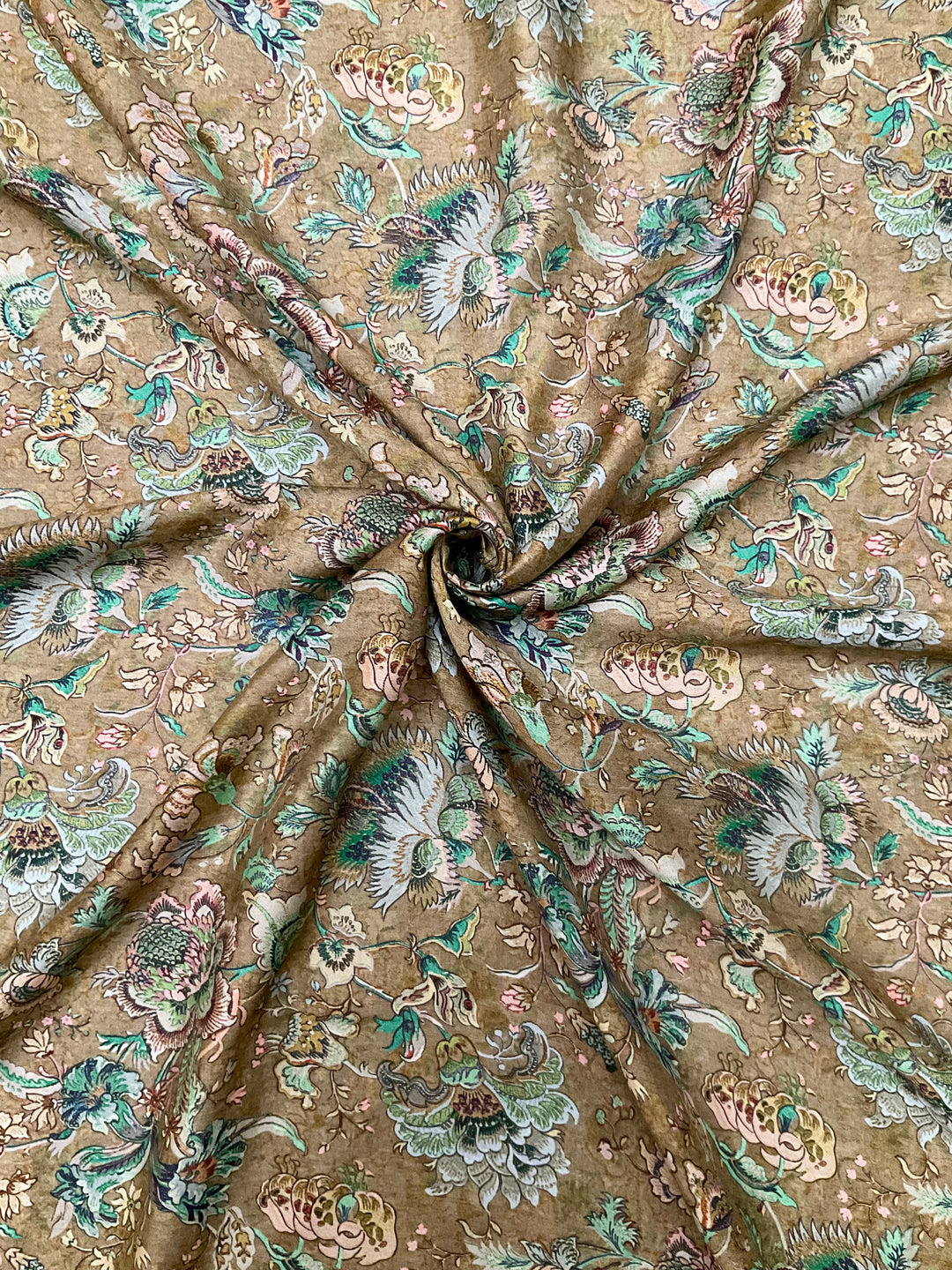 Pure Muslin Printed Fabric-20220