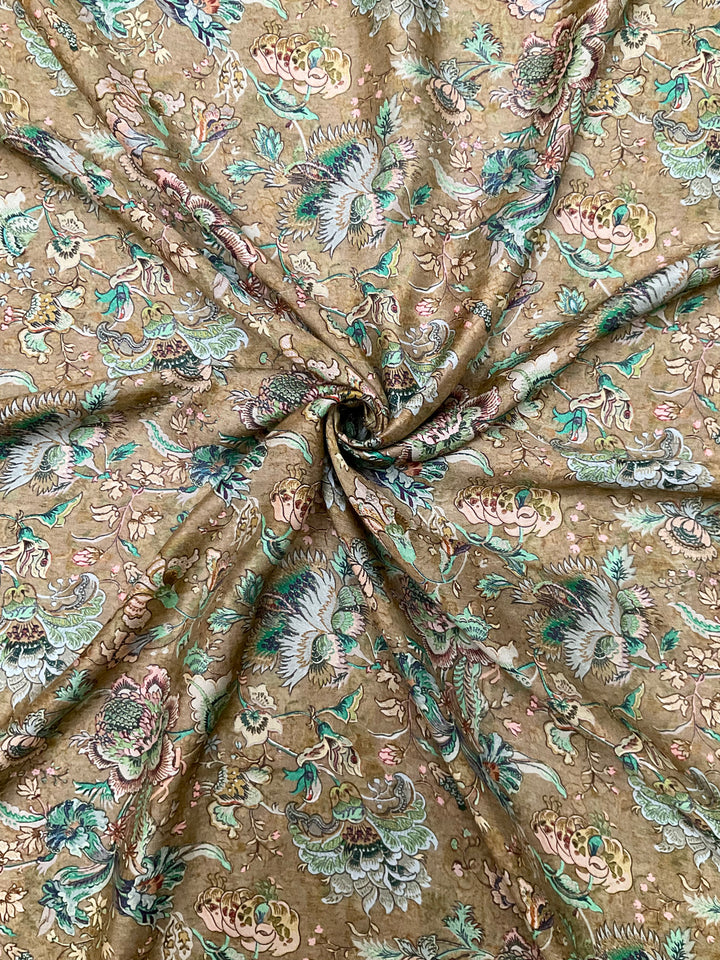 Pure Muslin Printed Fabric-20220