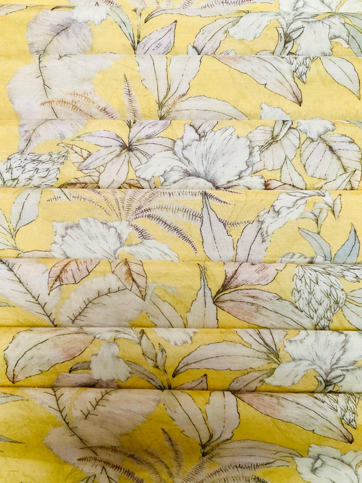 Pure Muslin Printed Fabric-33071