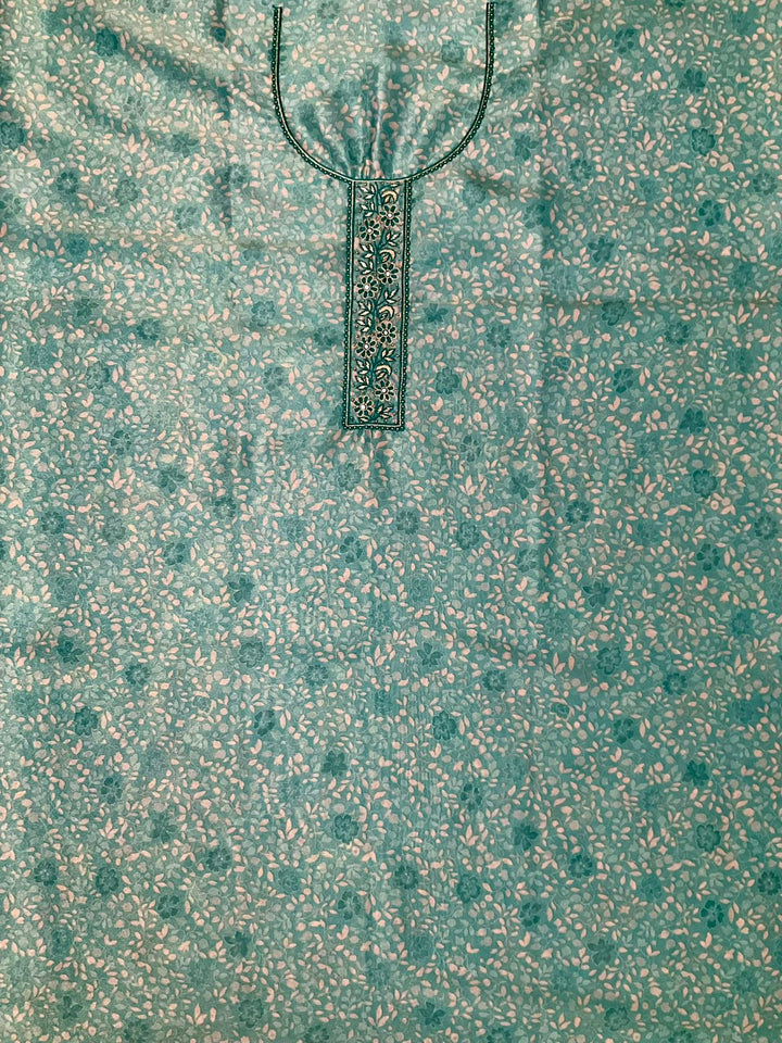 Chanderi Embroidered Unstiched Suit (45335)