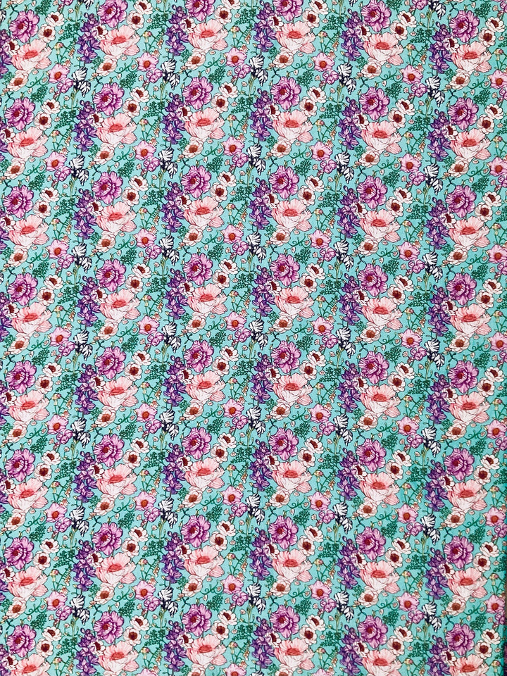Pure Muslin Printed Fabric (36455)