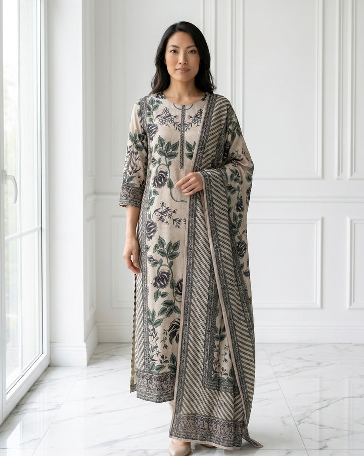 Heritage Cotton Embroidered Festive Elegance (47668)