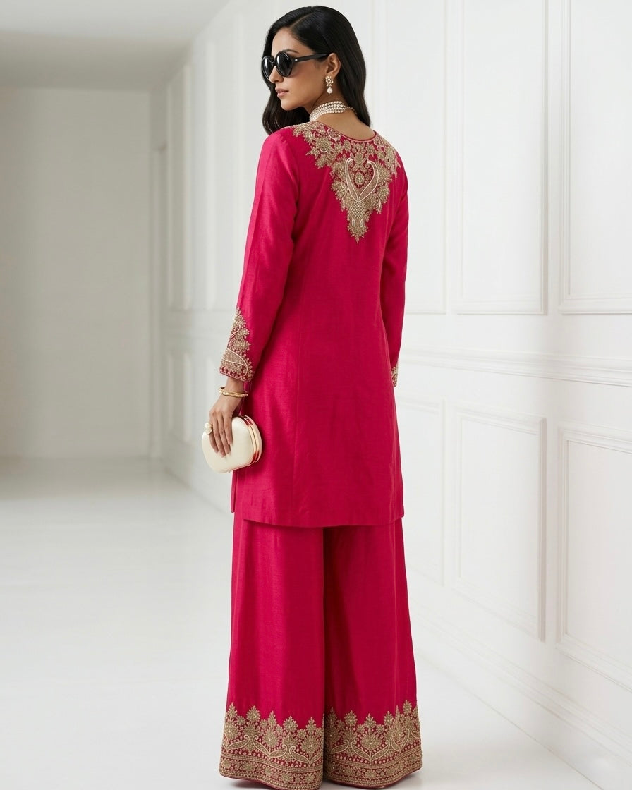 Embroidered Organza Dupatta for Festive Celebrations (51322)