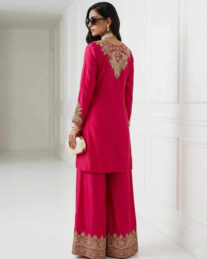 Embroidered Organza Dupatta for Festive Celebrations (51322)