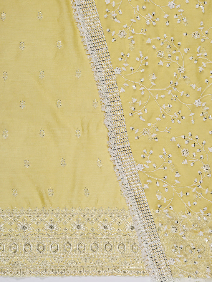 Chander Embroidered Unstitched Salwar Suit