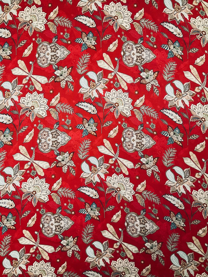 Pure Modal Plain Fabric-53863 Red