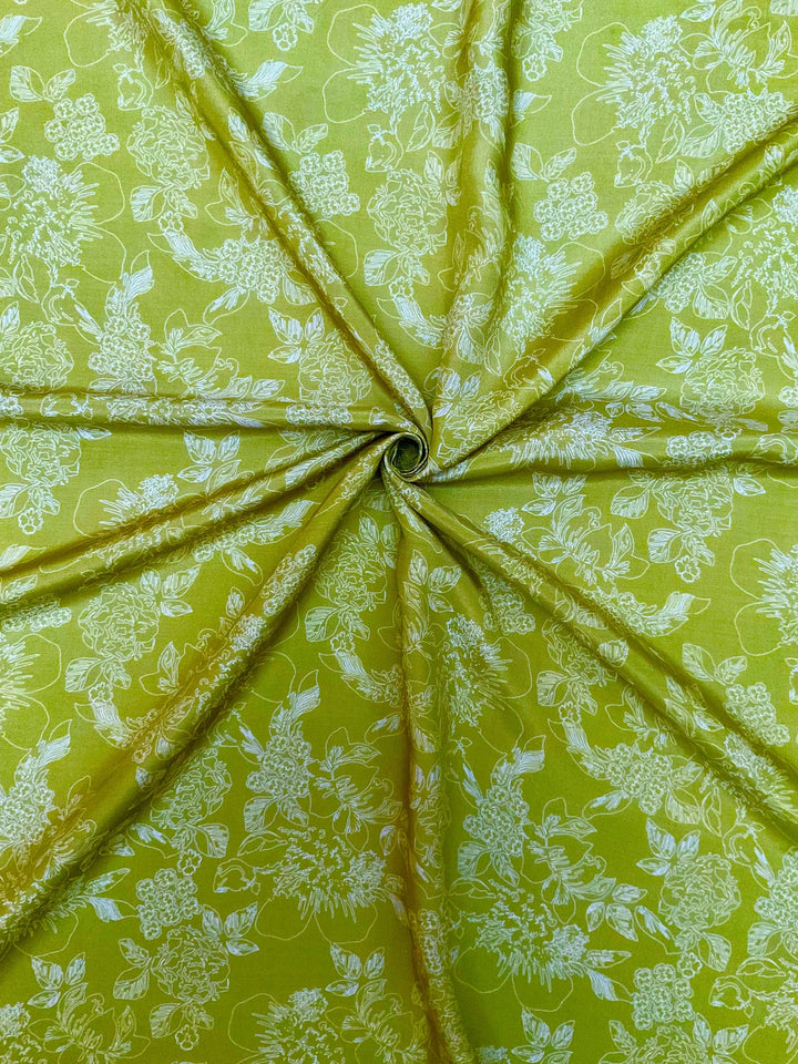 Pure Muslin Printed Fabric (46069)