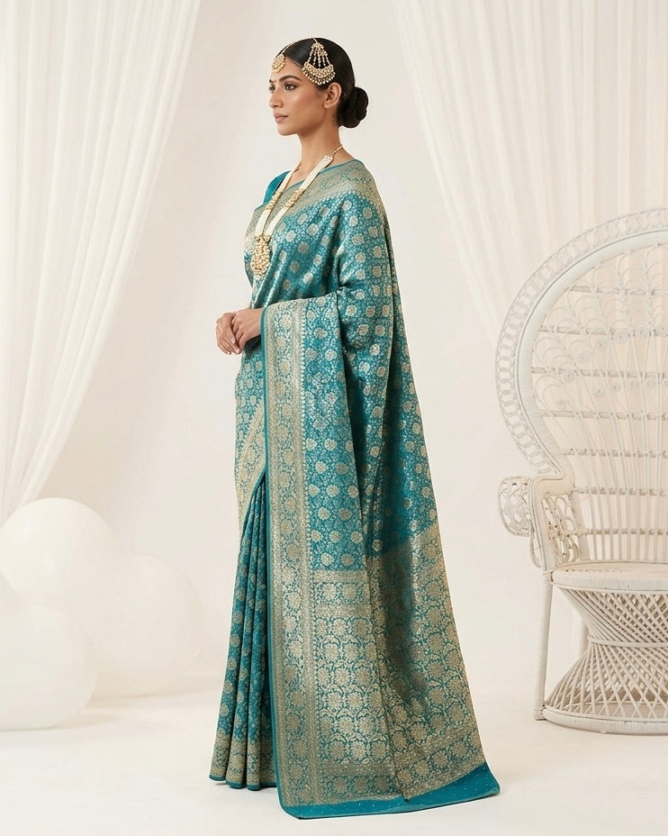 Embroidered Silk Festive Elegance Collection (50692)
