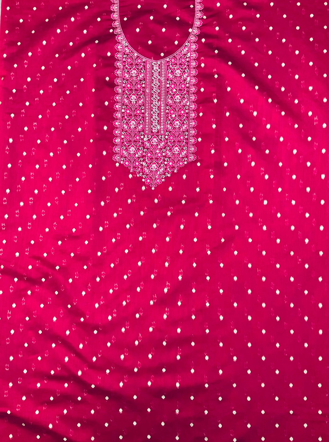 Woven Chanderi Unstitched Suit (45338)