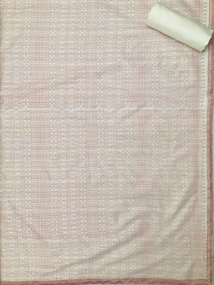 Chanderi Silk Embroidered Unstiched Suit (46938)