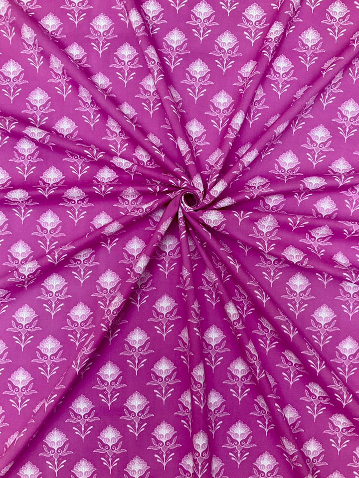 Pure Cotton Block Printed Fabric-45225