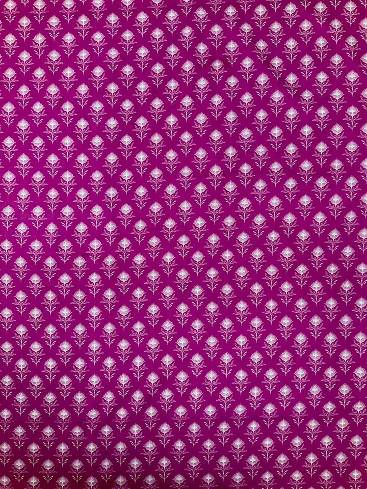 Pure Cotton Block Printed Fabric-45225