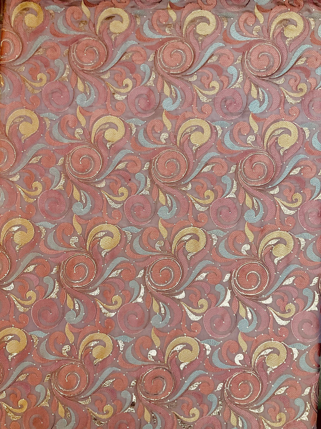 Tissue Embroidered Fabric (42836)