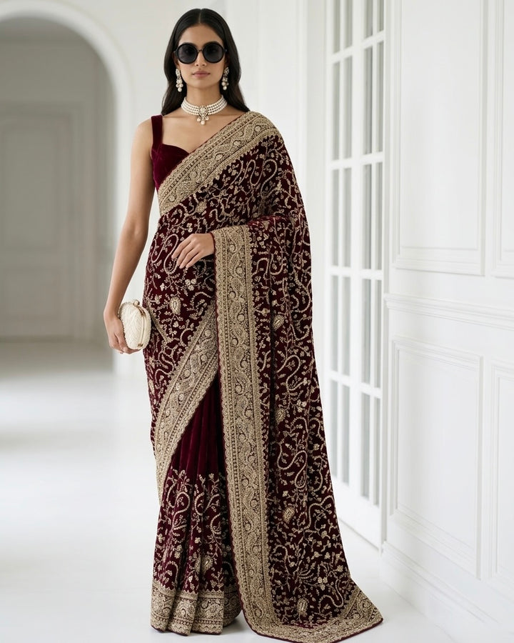 Embroidered Satin Festive Elegance Collection (48217)
