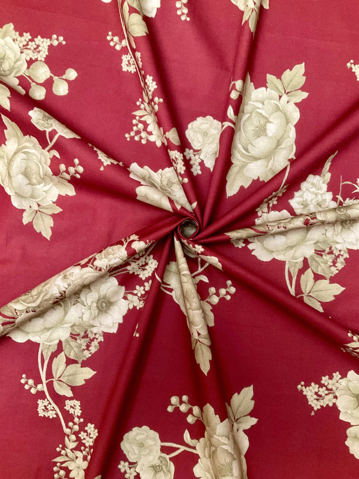 Pure Modal Plain Fabric-53867 Maroon