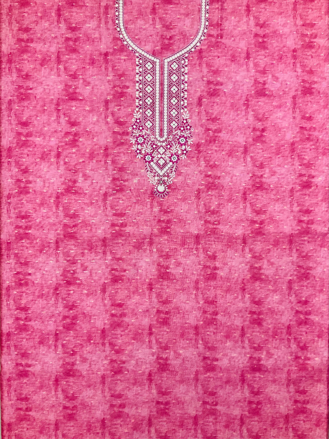 Chanderi Silk Embroidered Unstiched Suit (46922)