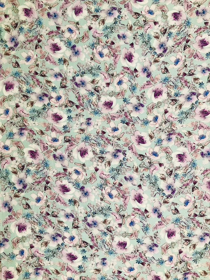 Pure Muslin Printed Fabric (23554)