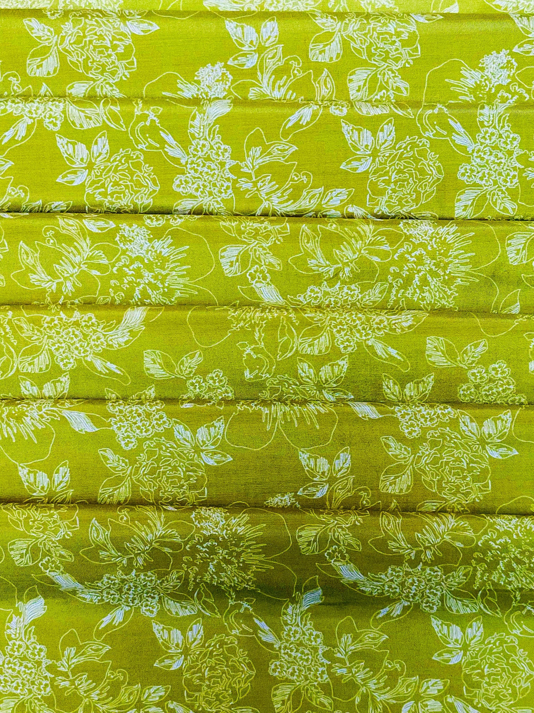 Pure Muslin Printed Fabric (46069)