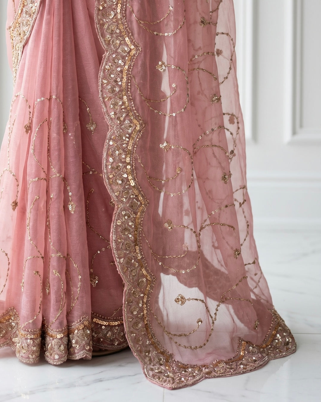 Embroidered Satin Festive Elegance Collection (47457)