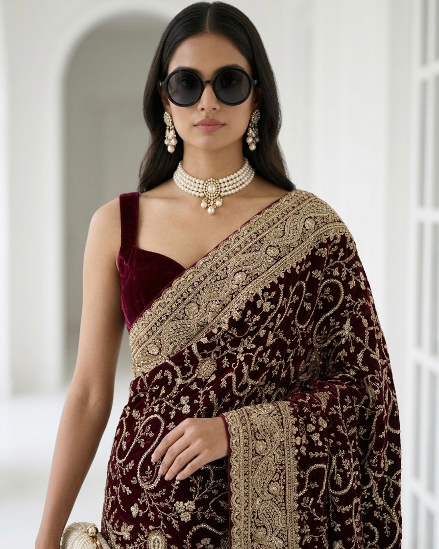 Embroidered Satin Festive Elegance Collection (48217)