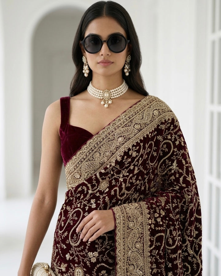 Embroidered Satin Festive Elegance Collection (48217)